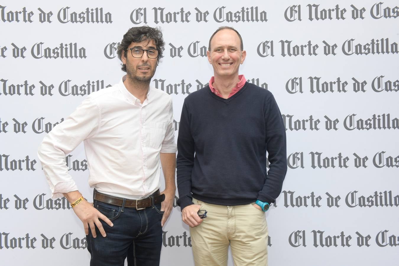 David Pereira (alcalde de Pozaldez) e Ignacio Rosell (profesor en la Facultad de Medicina).