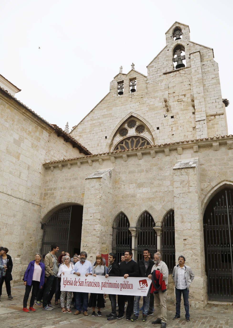 Visita reivindicativa por el uso público de la iglesia de San Francisco. 