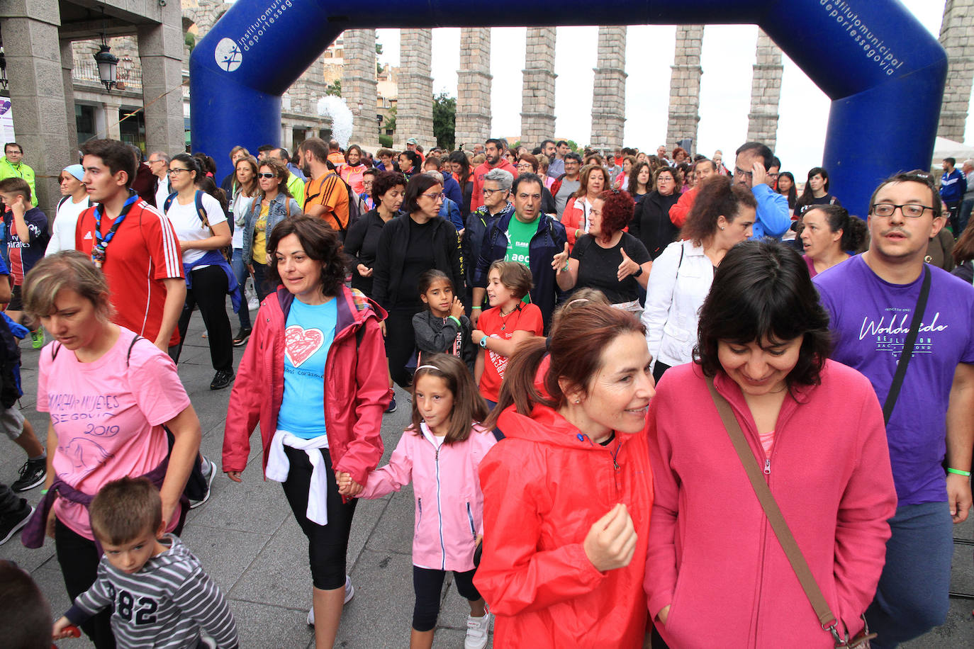Fotos: Marcha Popular Segovia con la sierra de Guadarrama