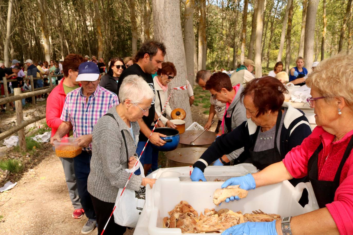 Degustación de cocido en recuerdo a los montaneros.
