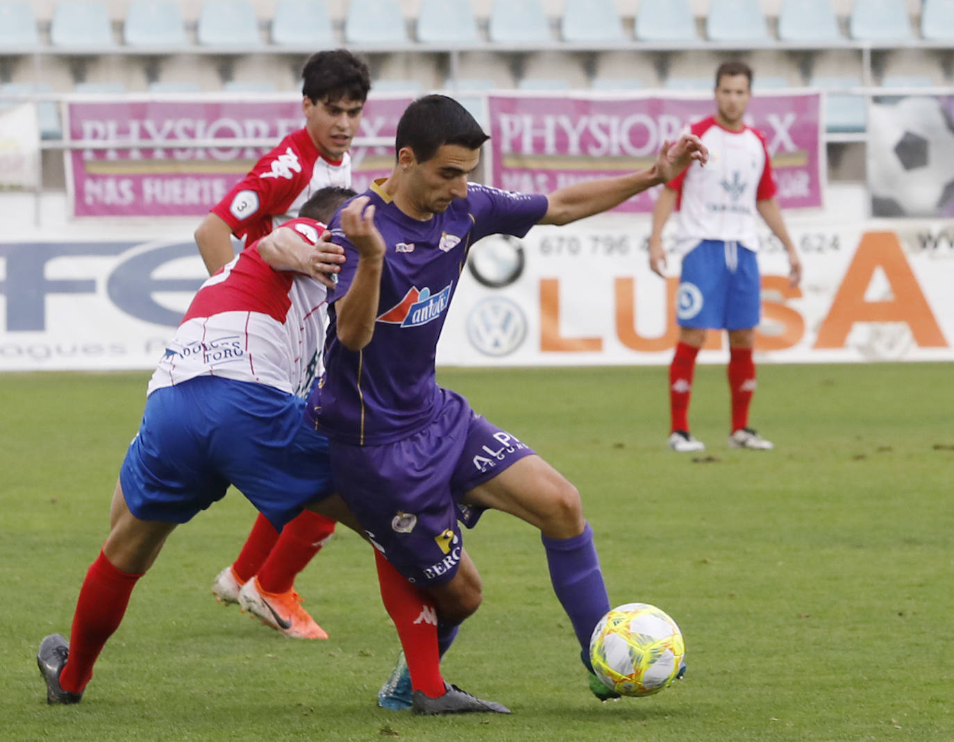 Empate entre Palencia Cristo Atlético y Atlético Tordesillas en la Balastera. 