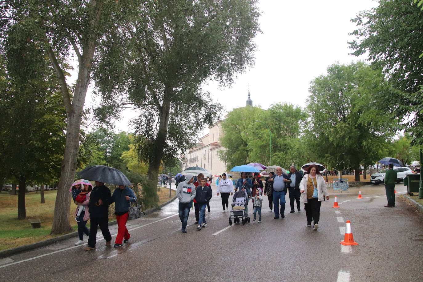 Fotos: La lluvia suspende la Romería de la Virgen del Henar