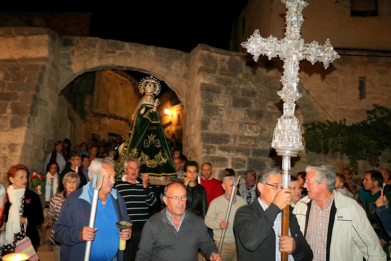 Procesión de las Hogueras en Palenzuela.