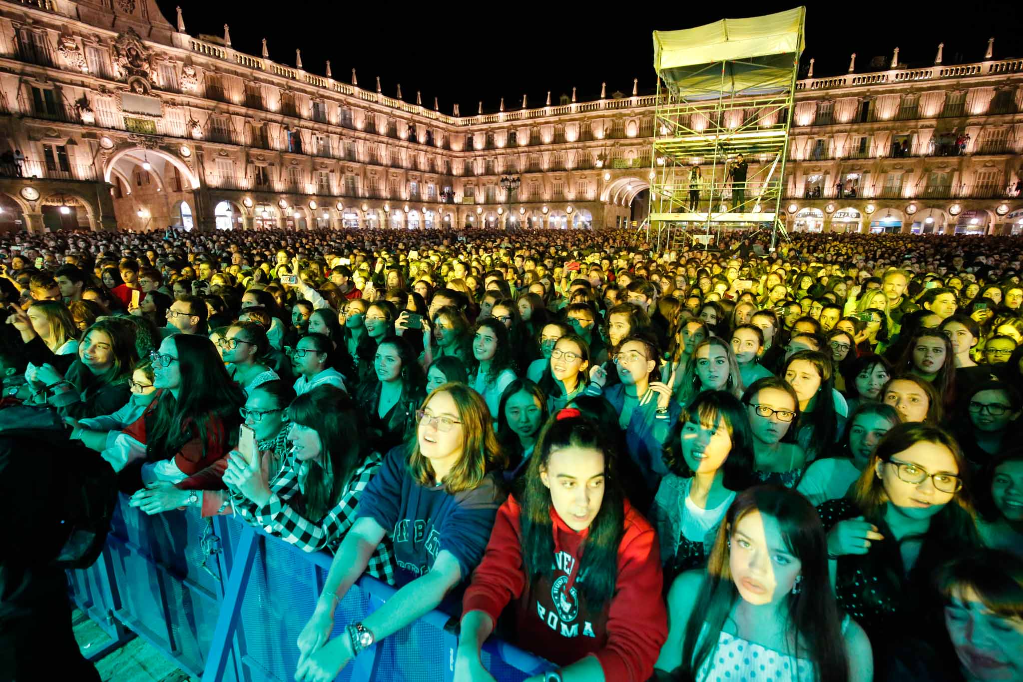 Fotos: Concierto de DVicio en la Plaza Mayor de Salamanca