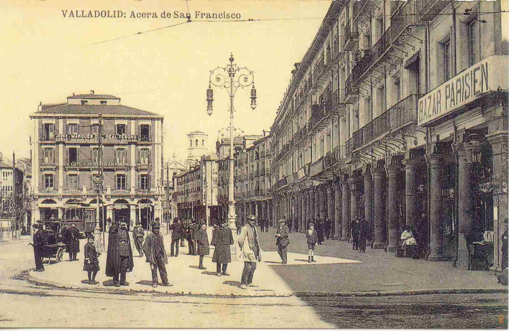 Policías municipales en la Acera de San Francisco.