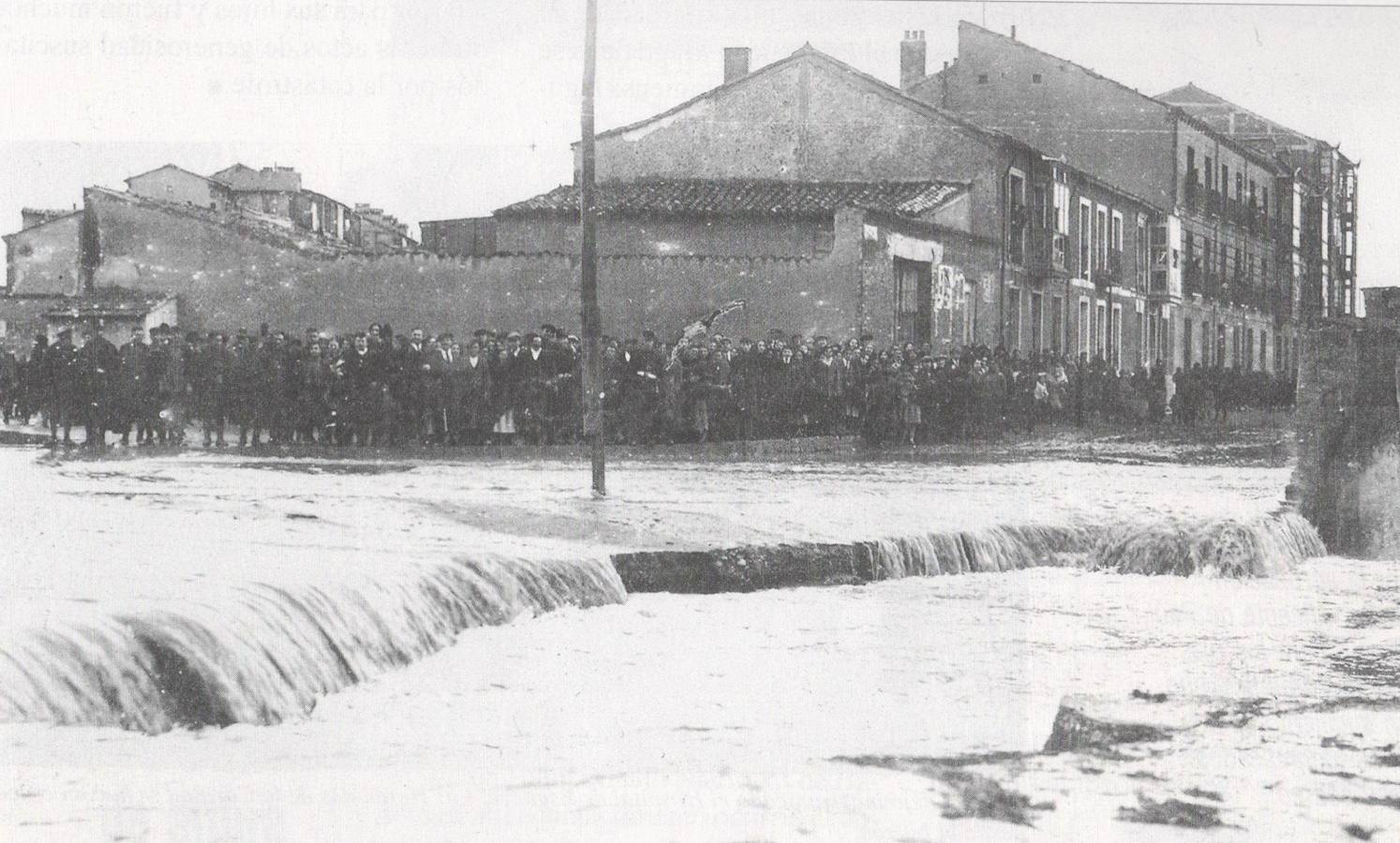 28 de marzo de 1924. Desbordamiento del río Esgueva en la Pilarica.