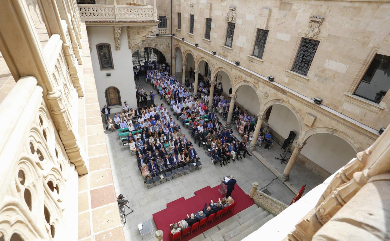 Celebración del Día de la Provincia el pasado año en el patio de La Salina. 