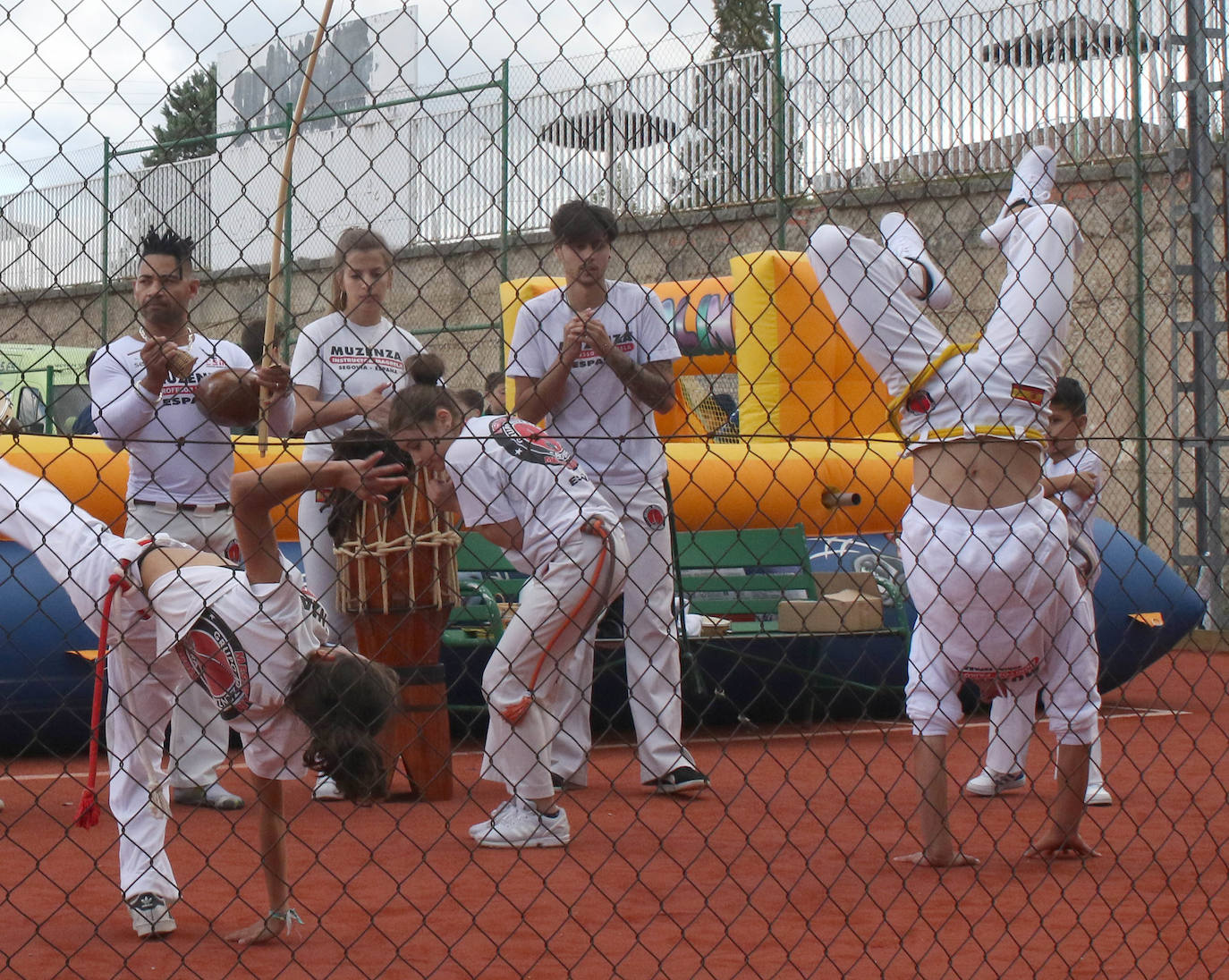 Encuentro entre la Gimnástica Segoviana y el Santa Marta.