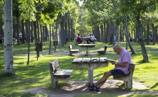 Parque Ribera de Castilla, en la Rondilla. 