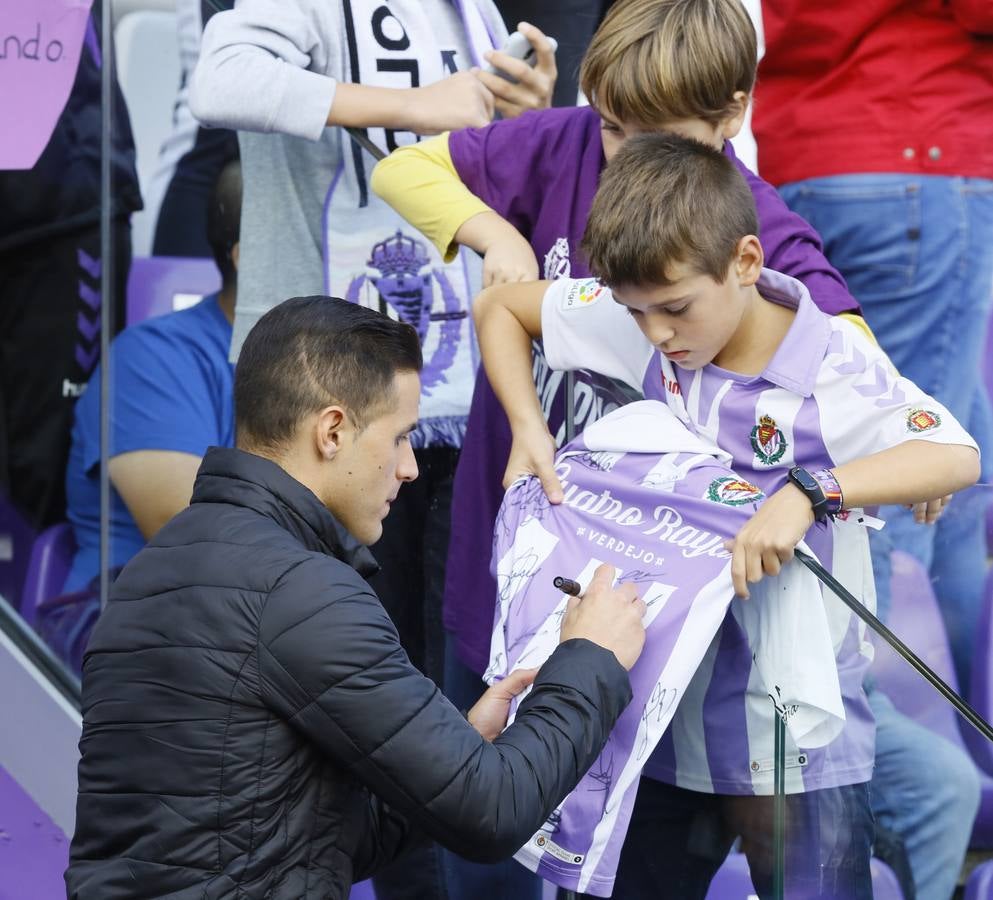 Óscar Plano adelantó al Real Valladolid después de una gran jugada llevada por Nacho, Guardiola y Toni Villa y empató Carlos Fernández