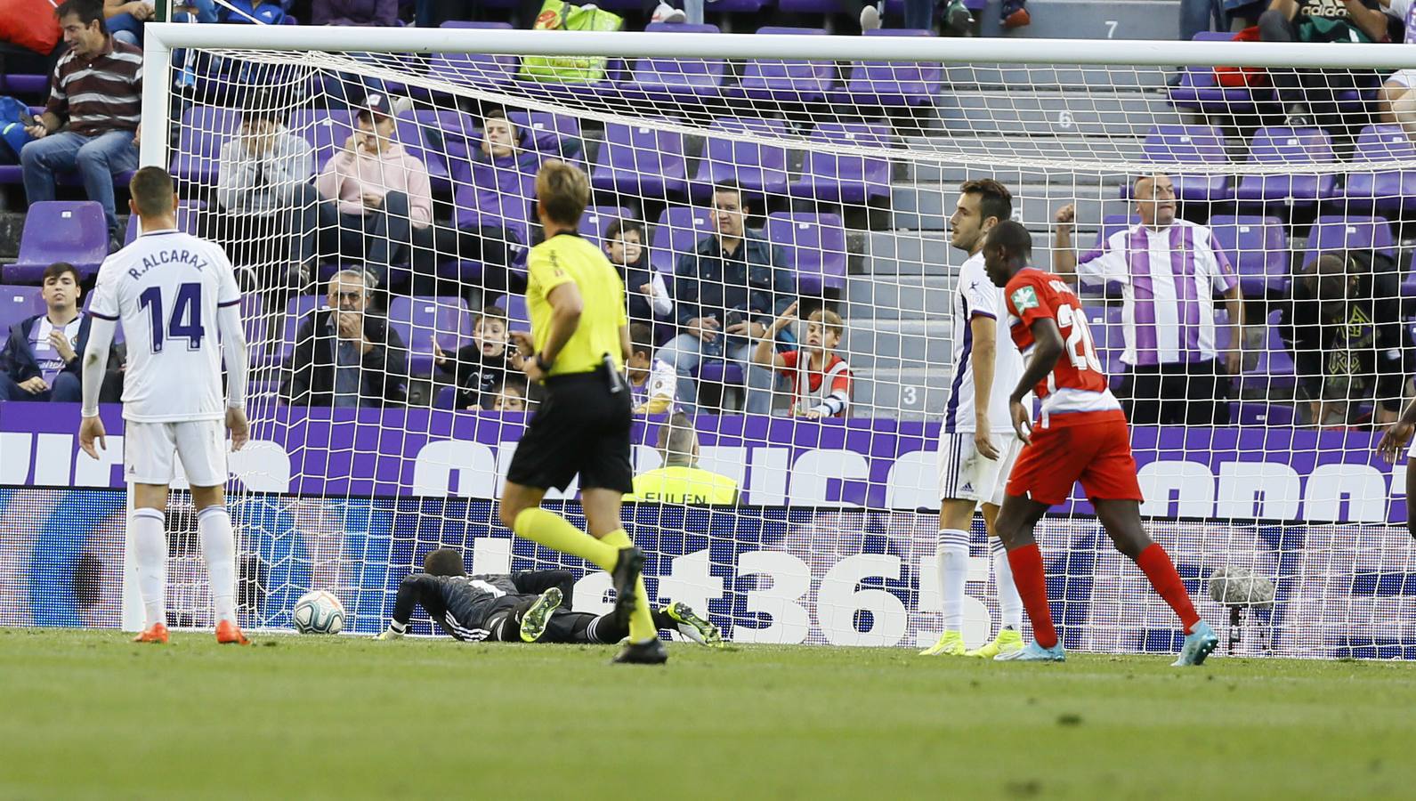 Óscar Plano adelantó al Real Valladolid después de una gran jugada llevada por Nacho, Guardiola y Toni Villa y empató Carlos Fernández