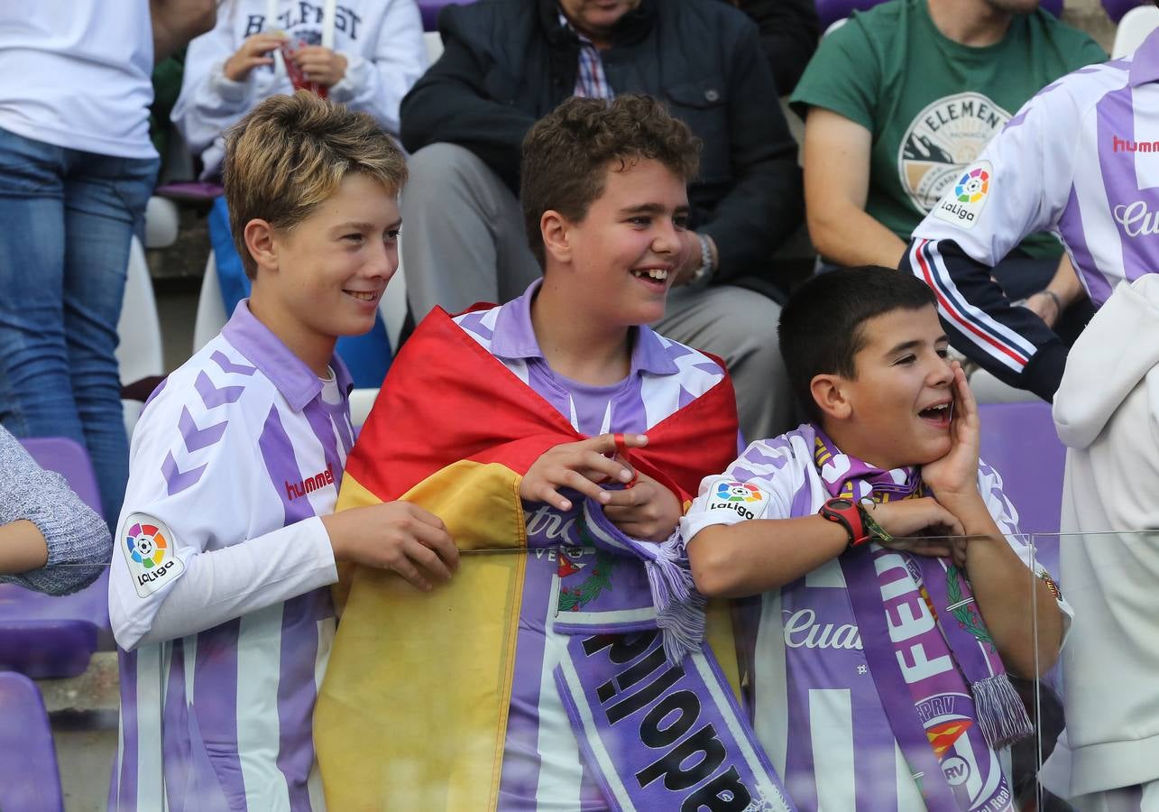 Óscar Plano adelantó al Real Valladolid después de una gran jugada llevada por Nacho, Guardiola y Toni Villa y empató Carlos Fernández