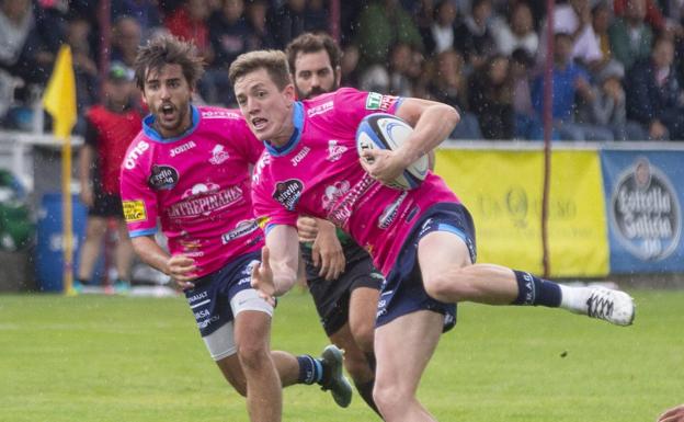 Jugadores del VRAC de rugby, deporte que practicó Israel Vaquero. 