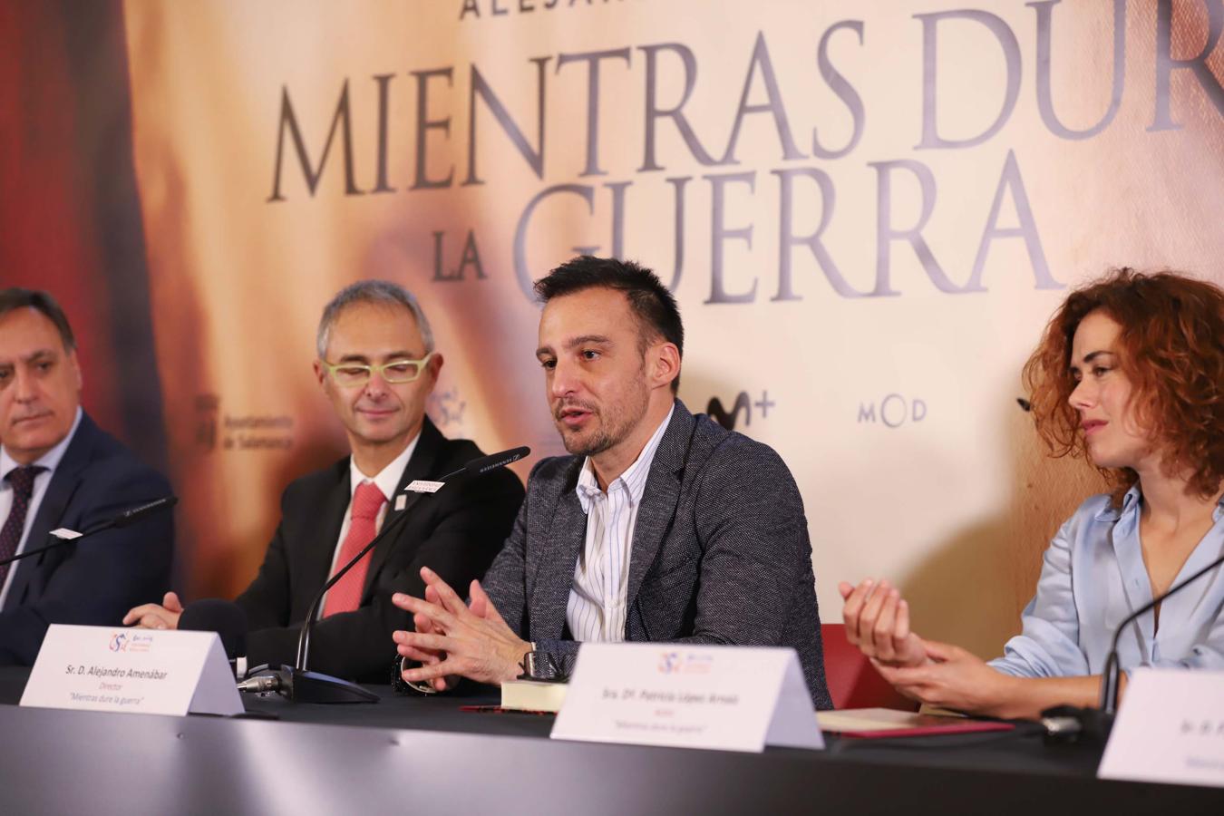 Presentación de la película 'Mientras dure la guerra'. 