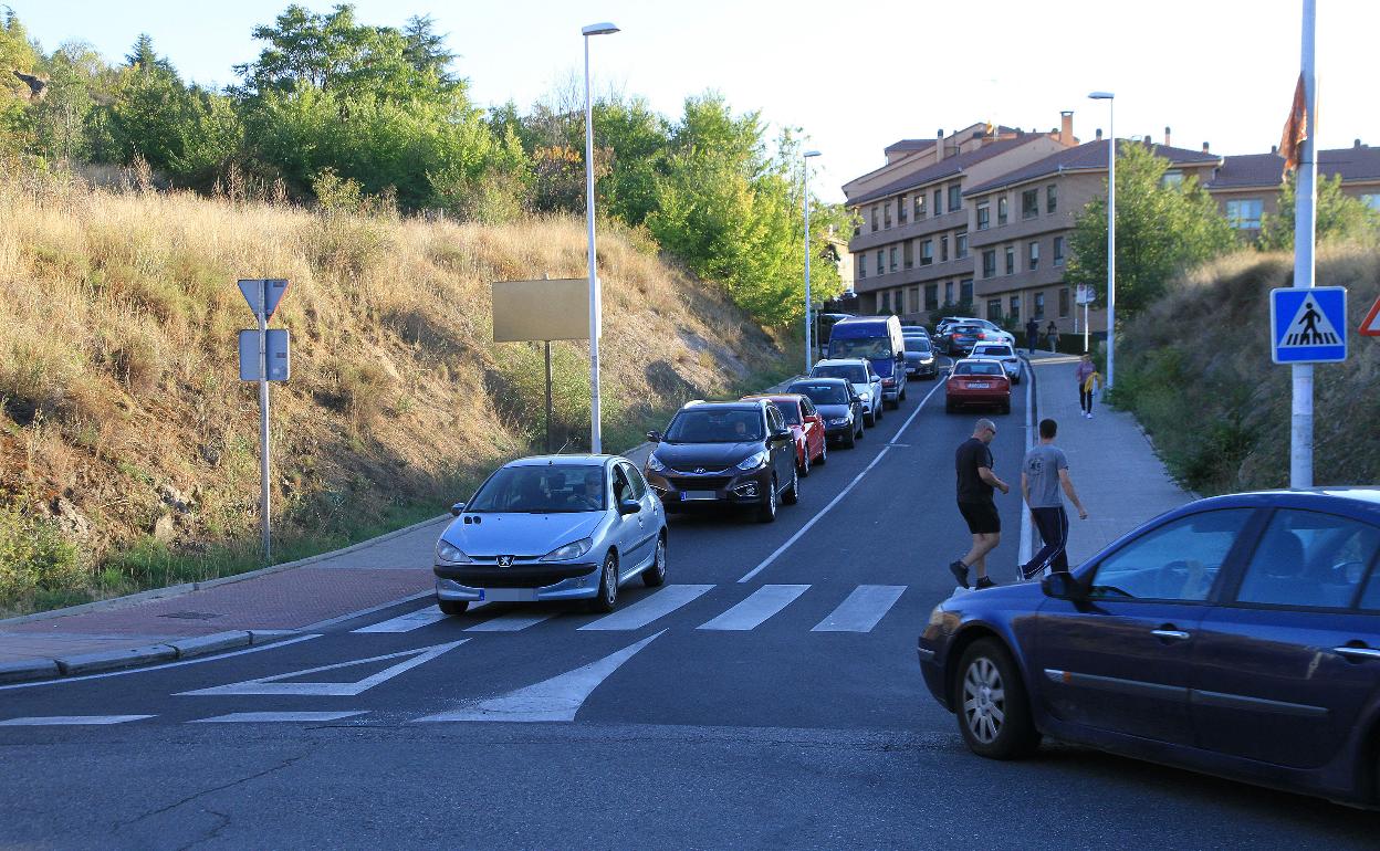 Parte inferior de la calle San Gabriel. 