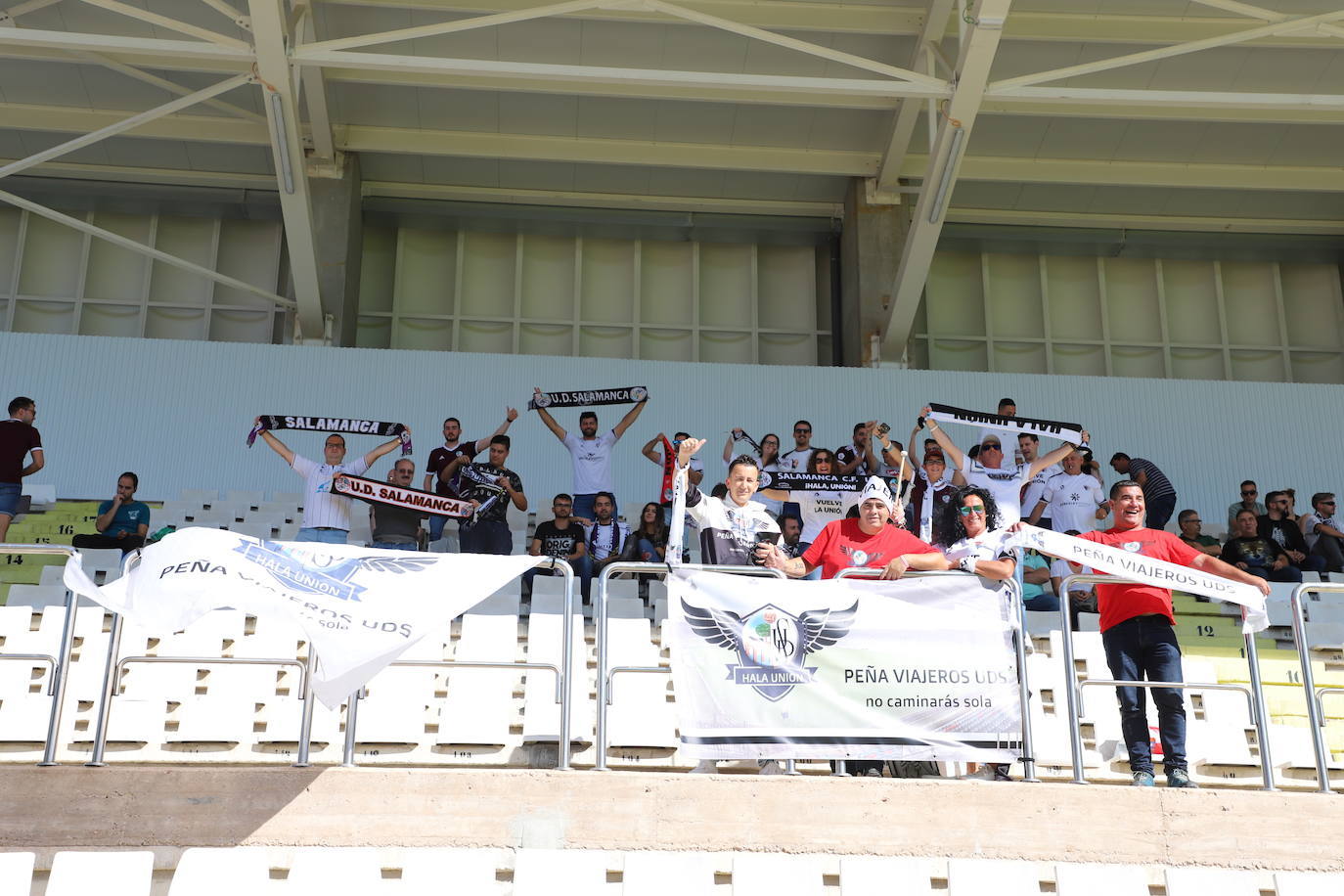 Partido del Burgos CF contra el Salamanca CF. 