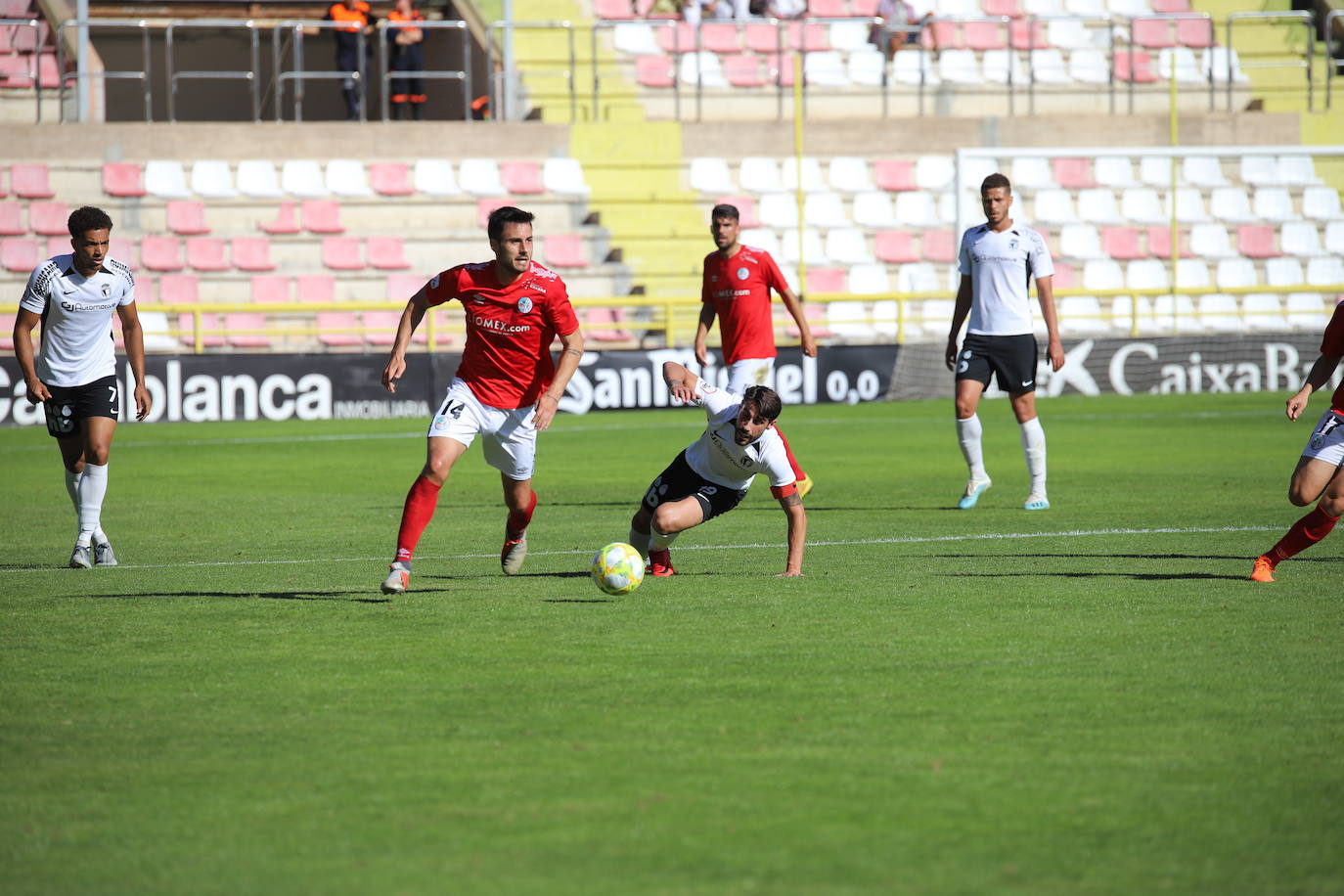 Partido del Burgos CF contra el Salamanca CF. 