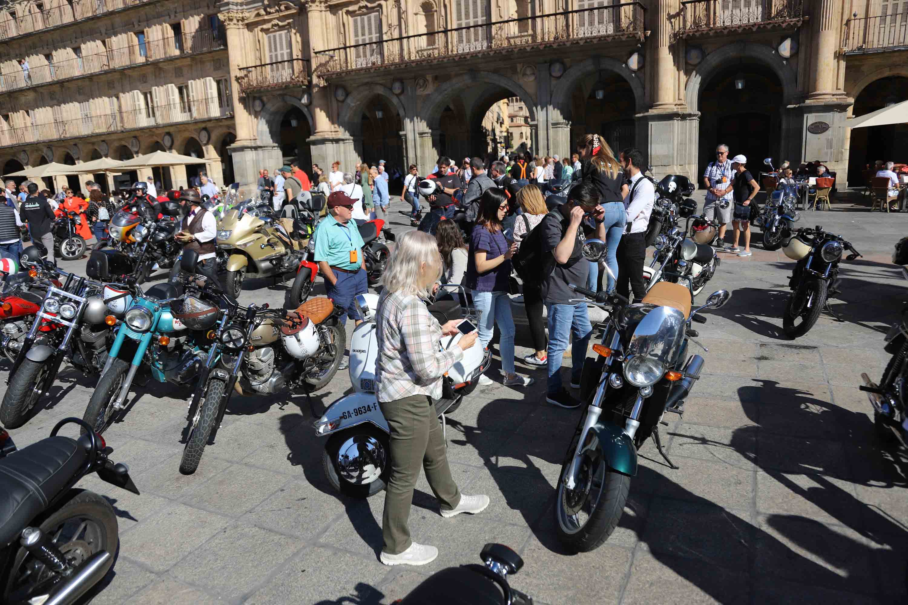 Concentración motera en Salamanca. 