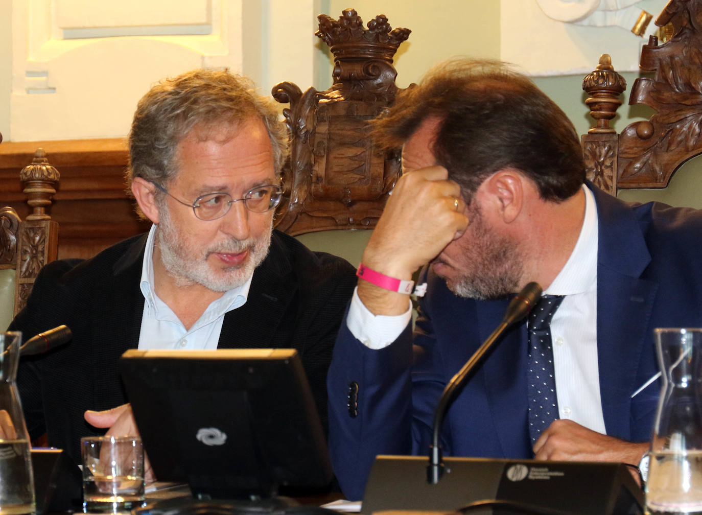 Pleno en el Ayuntamiento de Valladolid.