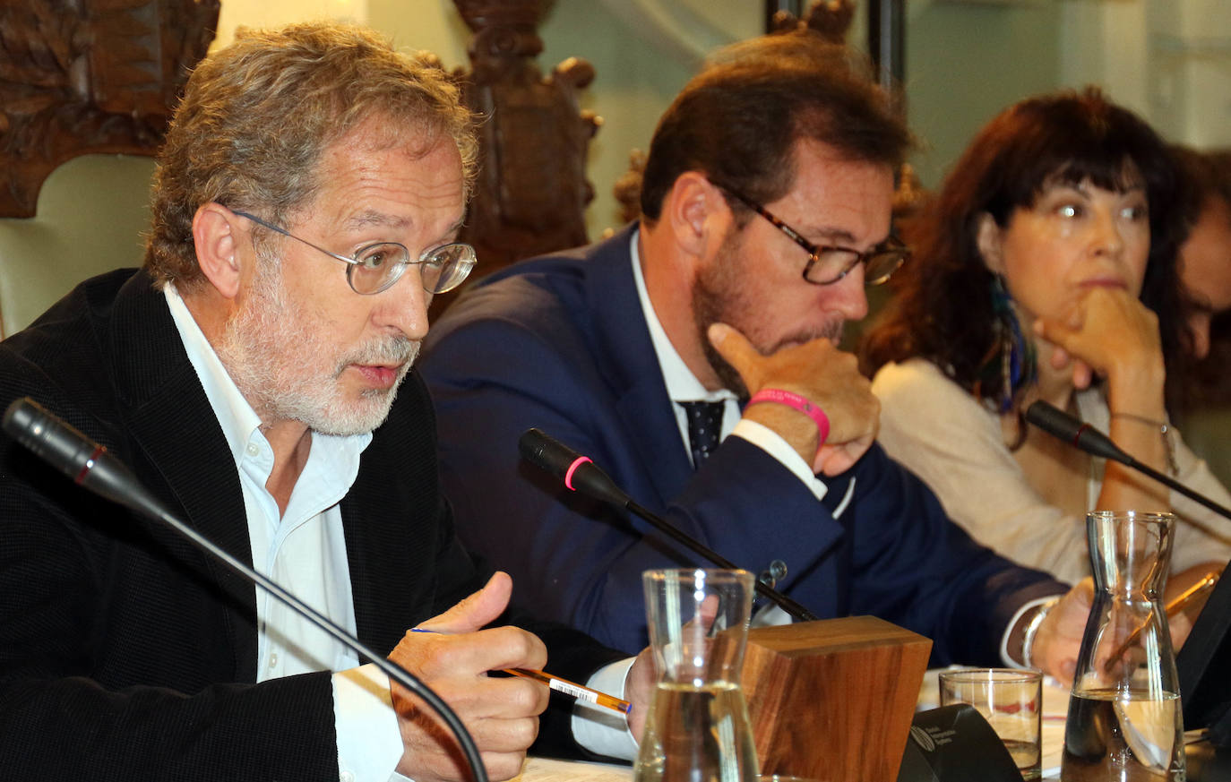Pleno en el Ayuntamiento de Valladolid.