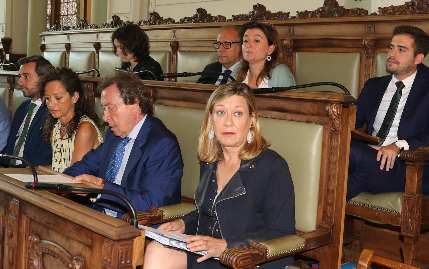 Pleno en el Ayuntamiento de Valladolid.