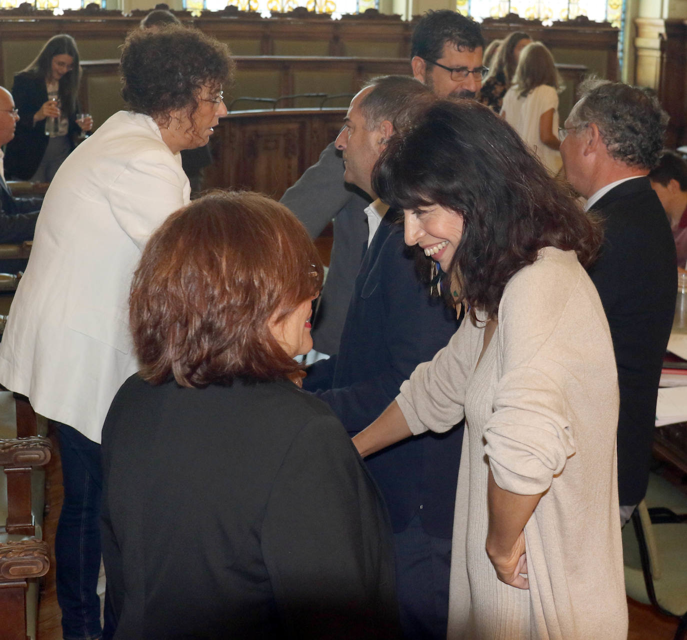 Pleno en el Ayuntamiento de Valladolid.