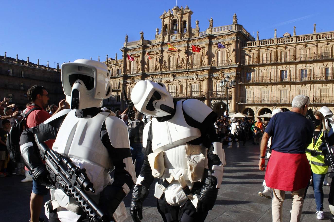Desfile de Star Wars en Salamanca.