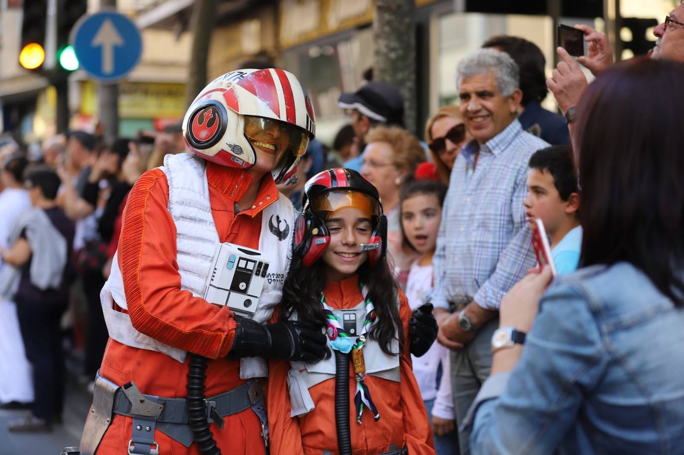 Desfile de Star Wars en Salamanca.