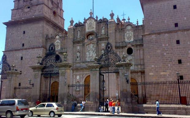 Catedral de Morelia, en el estado mexicano de Michoacán.