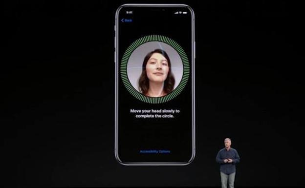 Presentación del sistema Face ID del iPhone X