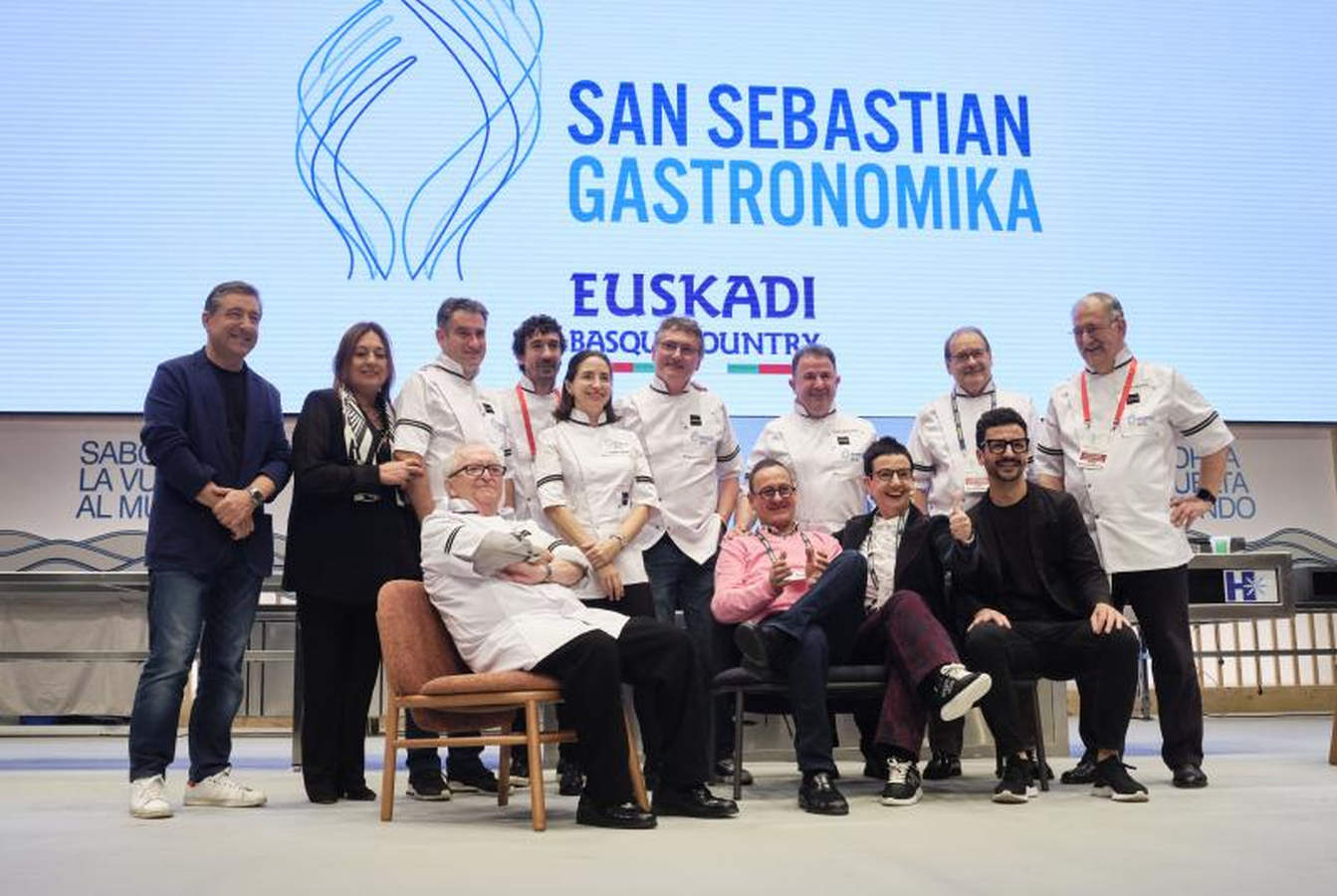 La chef catalana Carme Ruscalleda ha recibido un merecido homenaje durante la inauguración del congreso San Sebastian Gastronomika