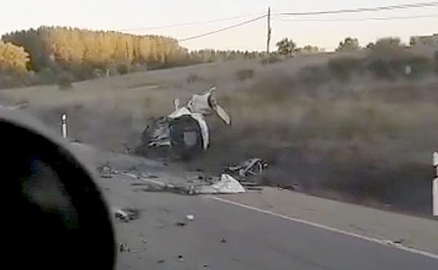 Imagen del lugar del accidente.