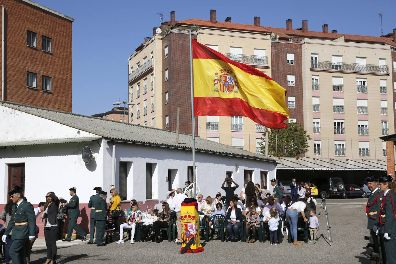 Fiesta de la Guardia Civil en Palencia. 