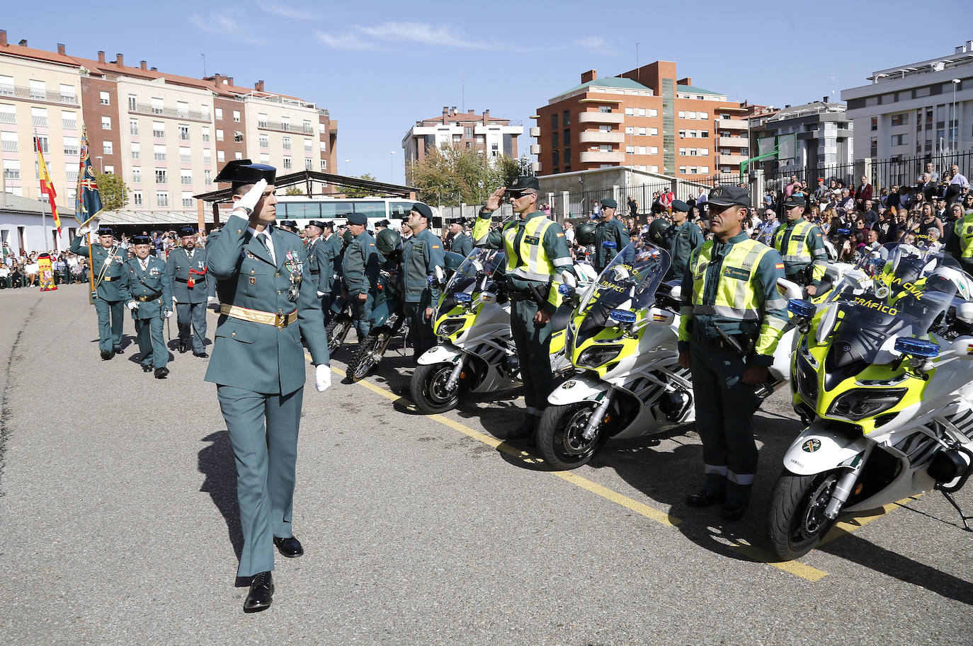 Fiesta de la Guardia Civil en Palencia. 