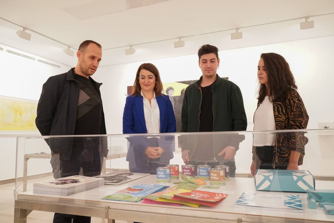 Salamanca. Exposición en DA2 de los alumnos de la Facultad de Bellas Artes.