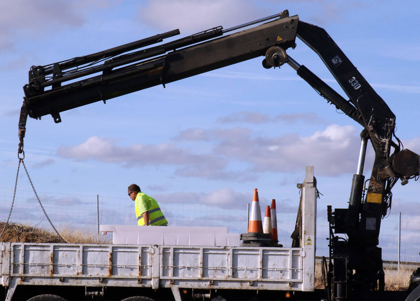 Fotos: Apertura de un tramo de las obras de desdoblamiento de la SG-20