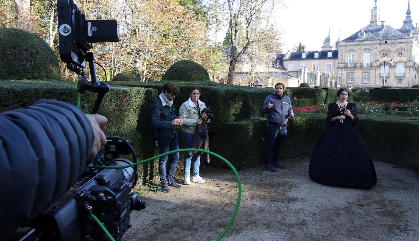 Los jardines y el Palacio de La Granja son el escenario de la película dirigida por Pablo Moreno.ANTONIO DE TORRE