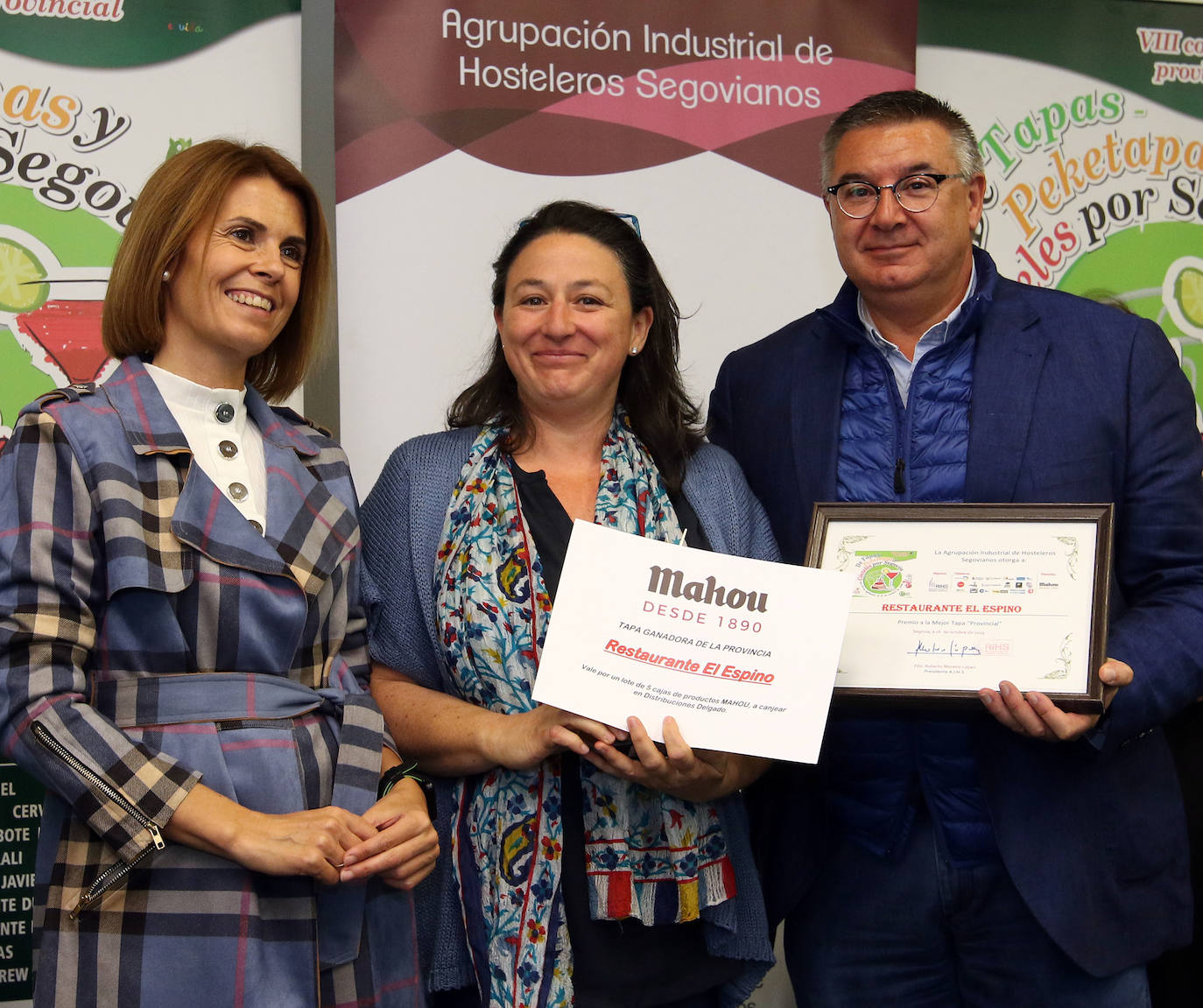 Se han entregado las distinciones del concurso organizado por la Aihss Tapas, Peketapas y Cócteles por Segovia 