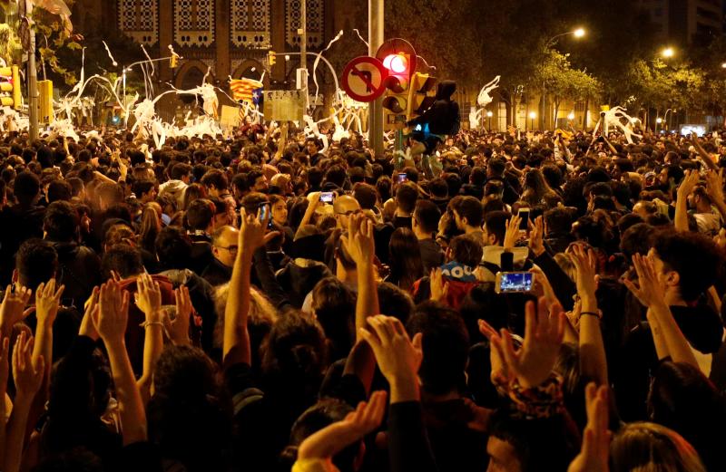 Fotos: Tercera jornada de protestas en Cataluña tras la sentencia del &#039;procés&#039;