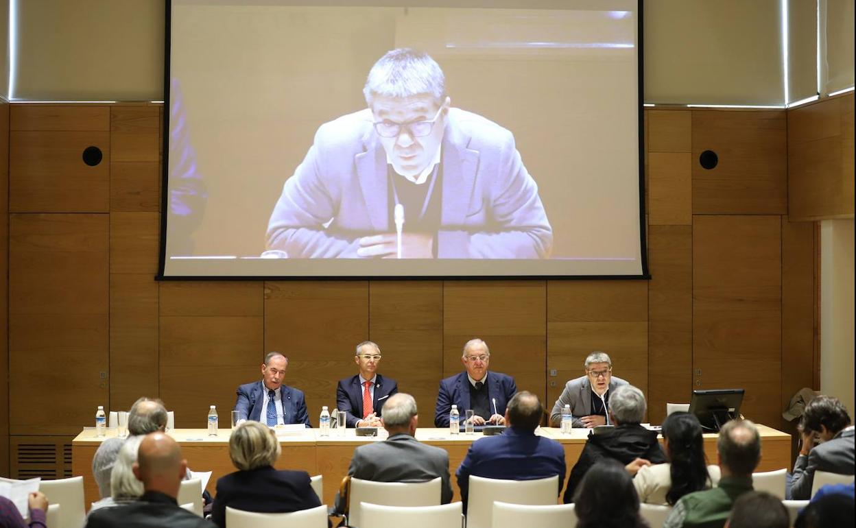 Intervención del director del CDMH, Manuel Melgar. 