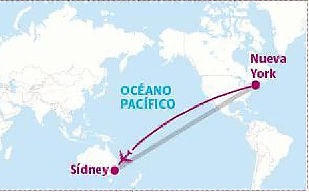 La ruta que seguirá el avión.