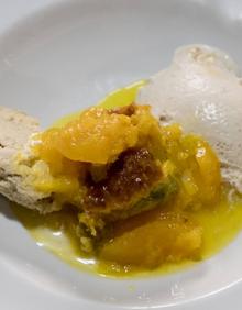 Imagen secundaria 2 - Distintas recetas micológicas del restaurante zamorano: con ciervo, con pimentón, o el postre de bizcocho con harina de boletus y helado de 'cucurriles'. 