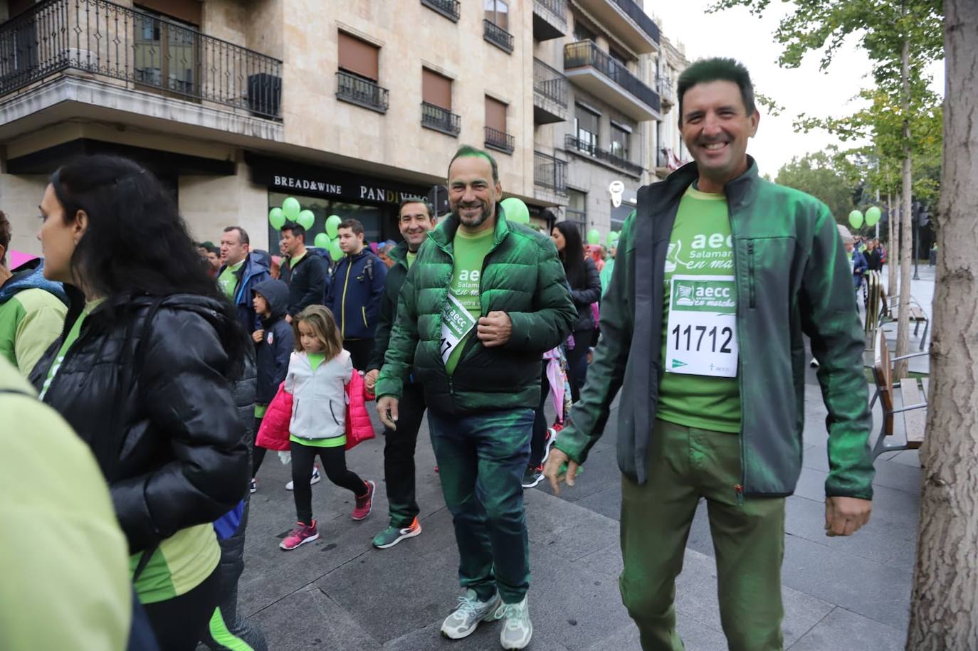 Marcha contra el cáncer en Salamanca. 