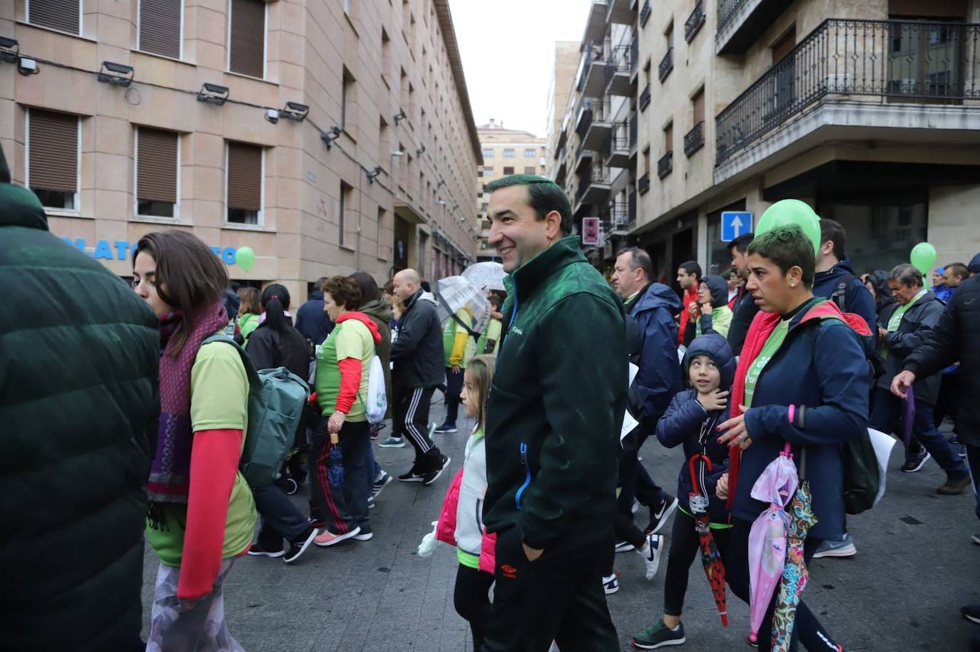 Marcha contra el cáncer en Salamanca. 