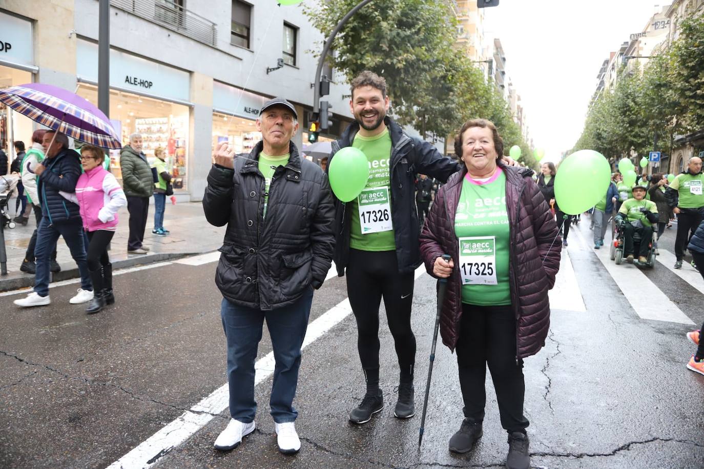 Marcha contra el cáncer en Salamanca. 