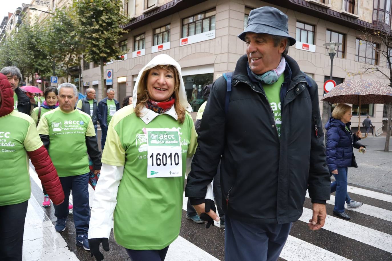 Marcha contra el cáncer en Salamanca. 