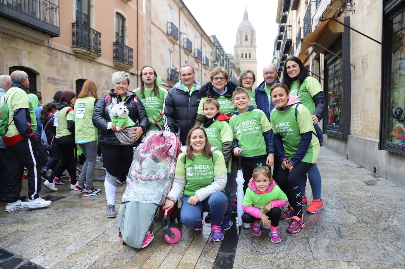 Marcha contra el cáncer en Salamanca. 