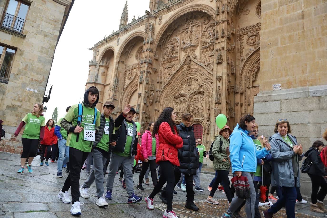 Marcha contra el cáncer en Salamanca. 