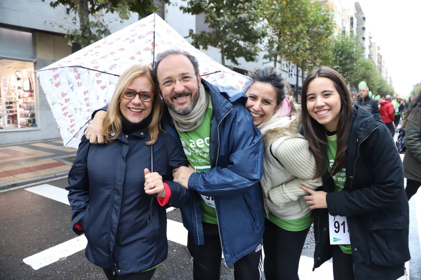 Marcha contra el cáncer en Salamanca. 