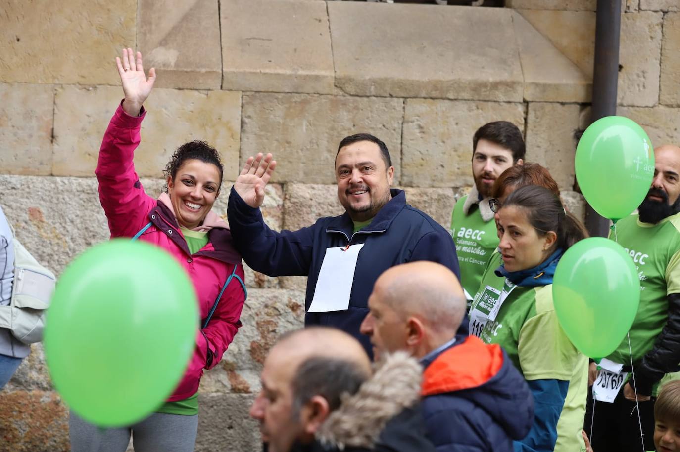 Marcha contra el cáncer en Salamanca. 